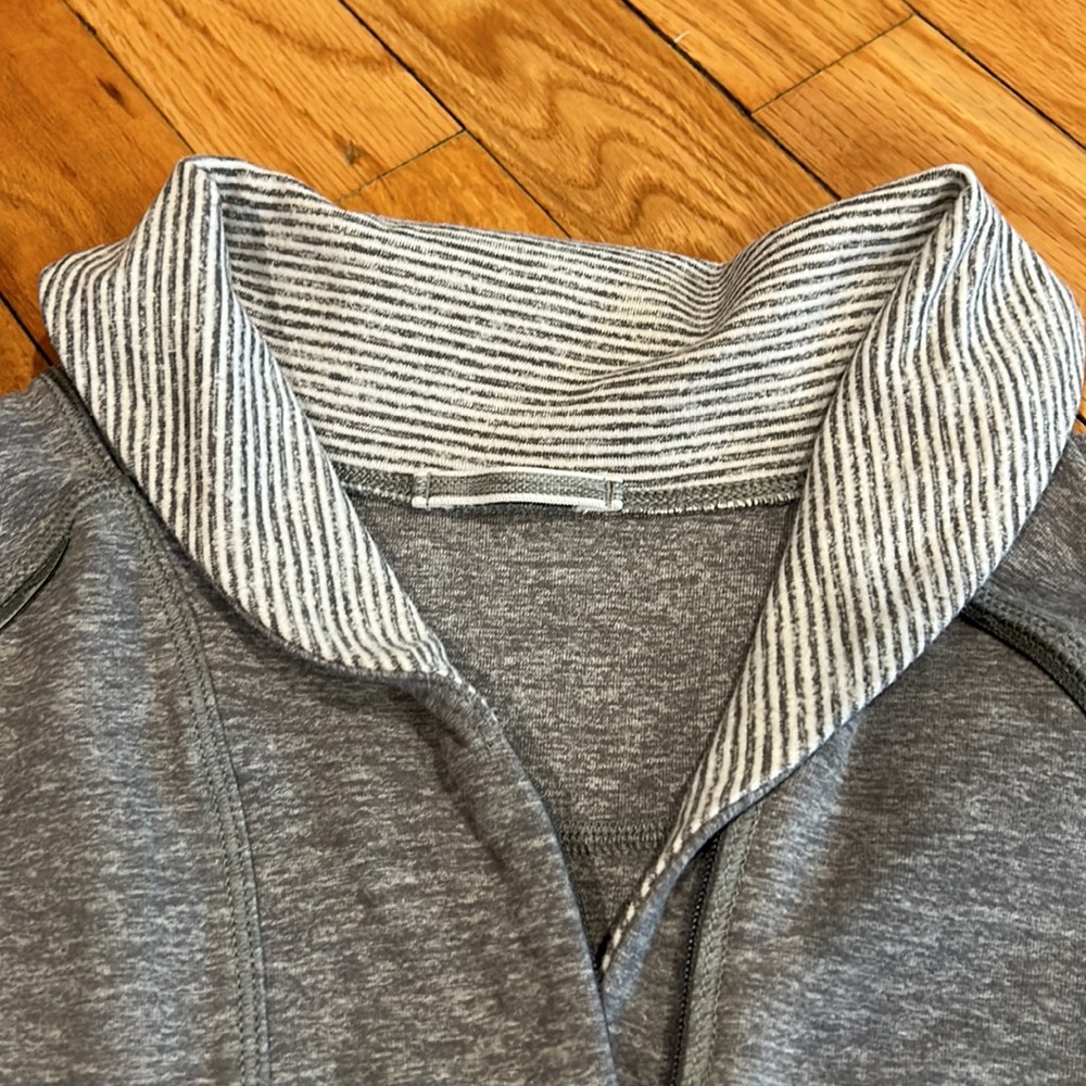 Gray Lululemon 1/4 Zip Pullover - image 4